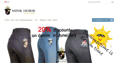 Desktop Screenshot of minkhorse.com