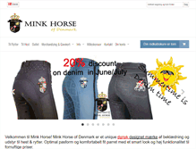 Tablet Screenshot of minkhorse.com